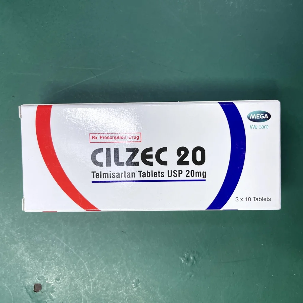 Cilzec 20 — available at pharmacies in Cambodia on PharmKulen