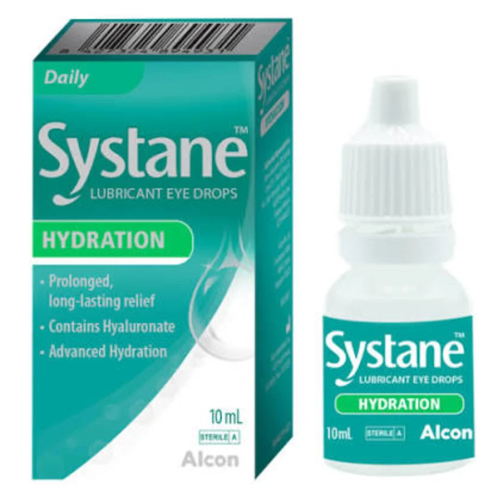 Systane Hydration Lubricant Eye Drops — available at pharmacies in Cambodia on PharmKulen