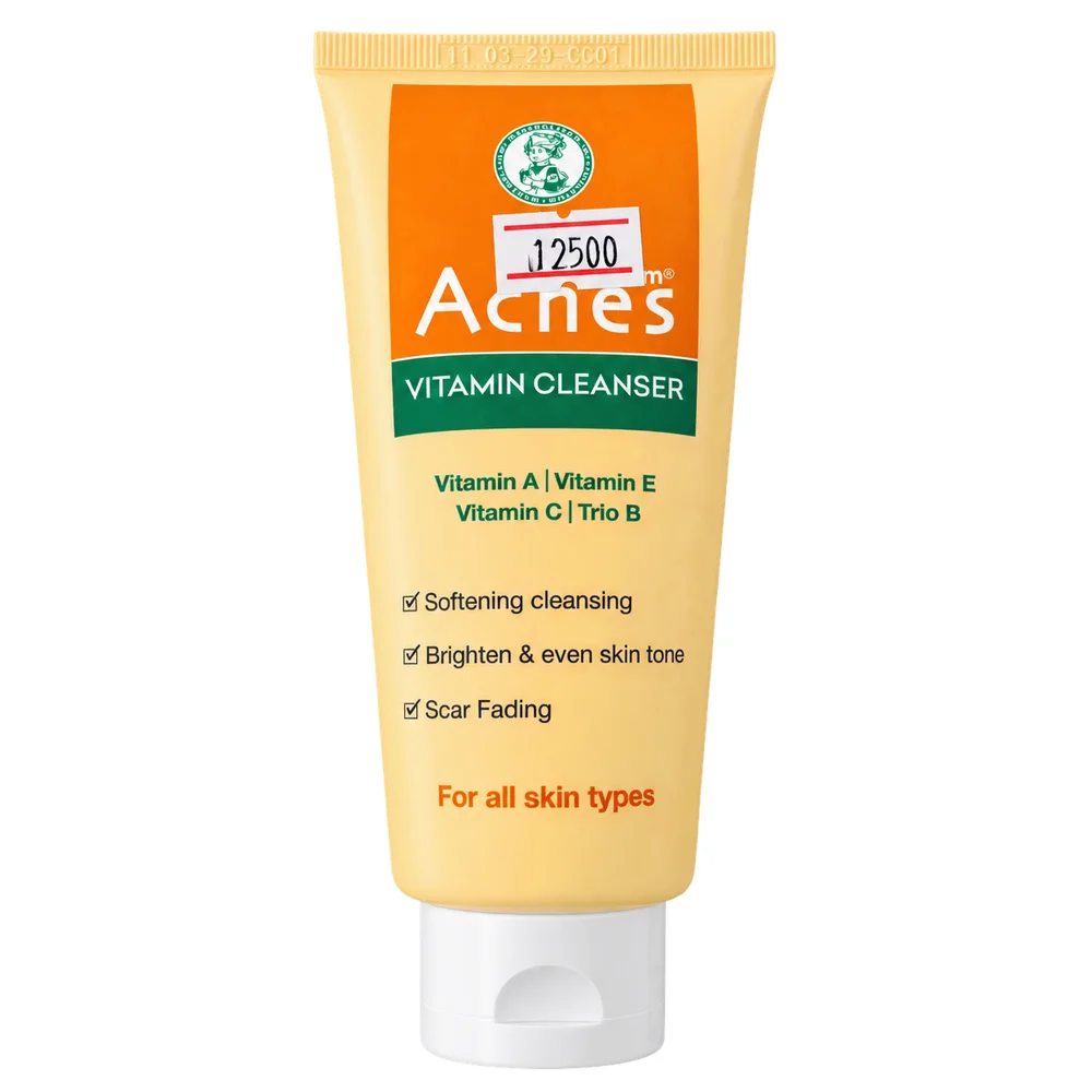 Acnes Vitamin Cleanser — available at pharmacies in Cambodia on PharmKulen