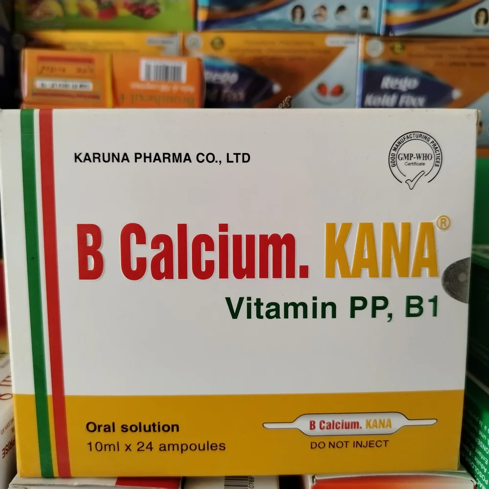 B Calcium. KANA — available at pharmacies in Cambodia on PharmKulen