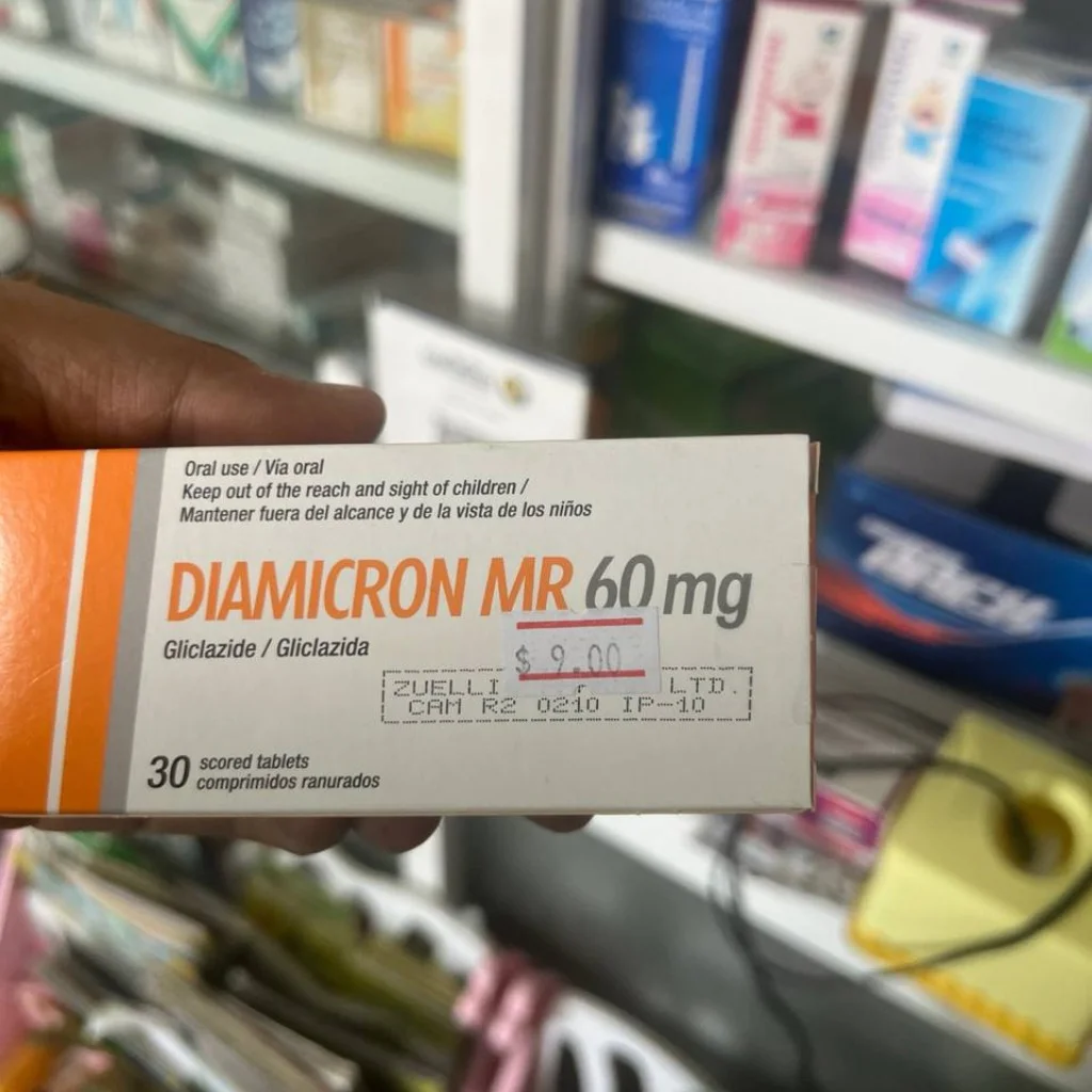 DIAMICRON MR 60 mg — available at pharmacies in Cambodia on PharmKulen