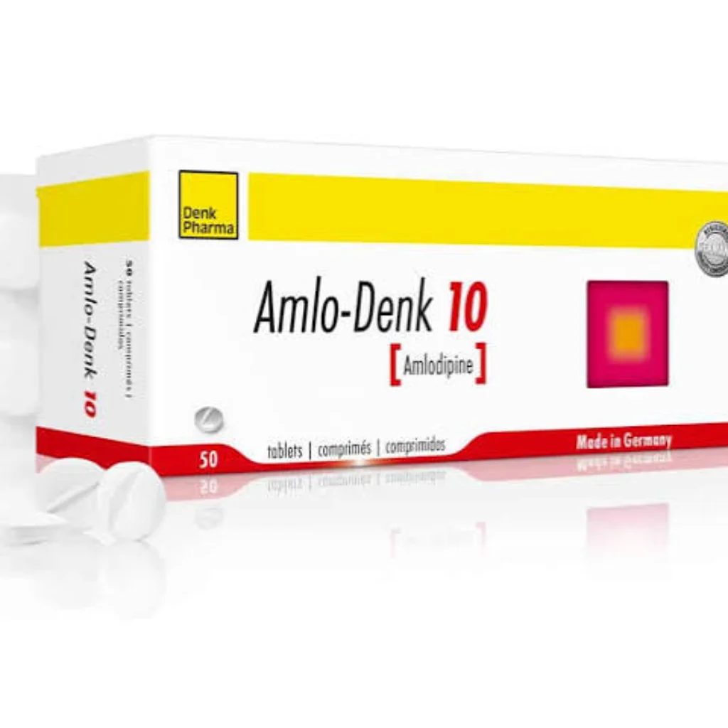 Amlo-Denk 10 — available at pharmacies in Cambodia on PharmKulen