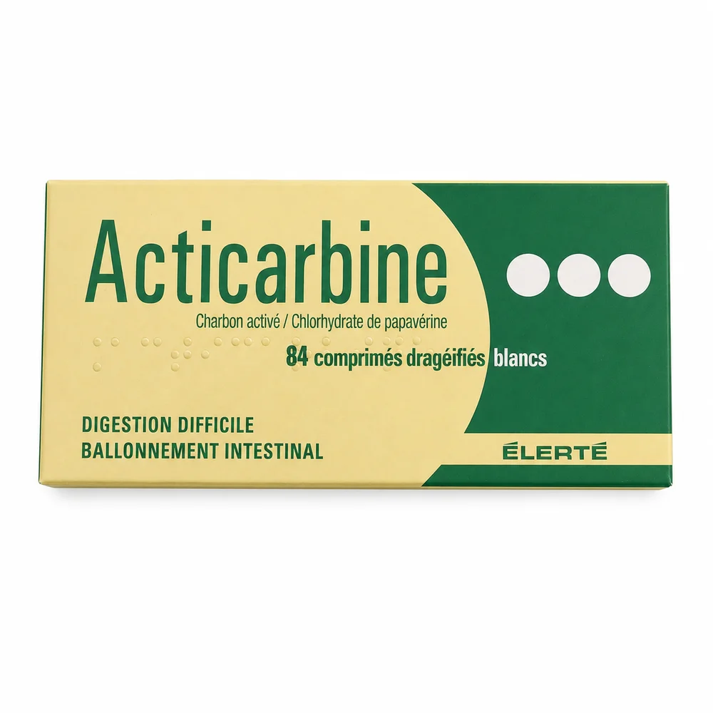 Acticarbine — available at pharmacies in Cambodia on PharmKulen