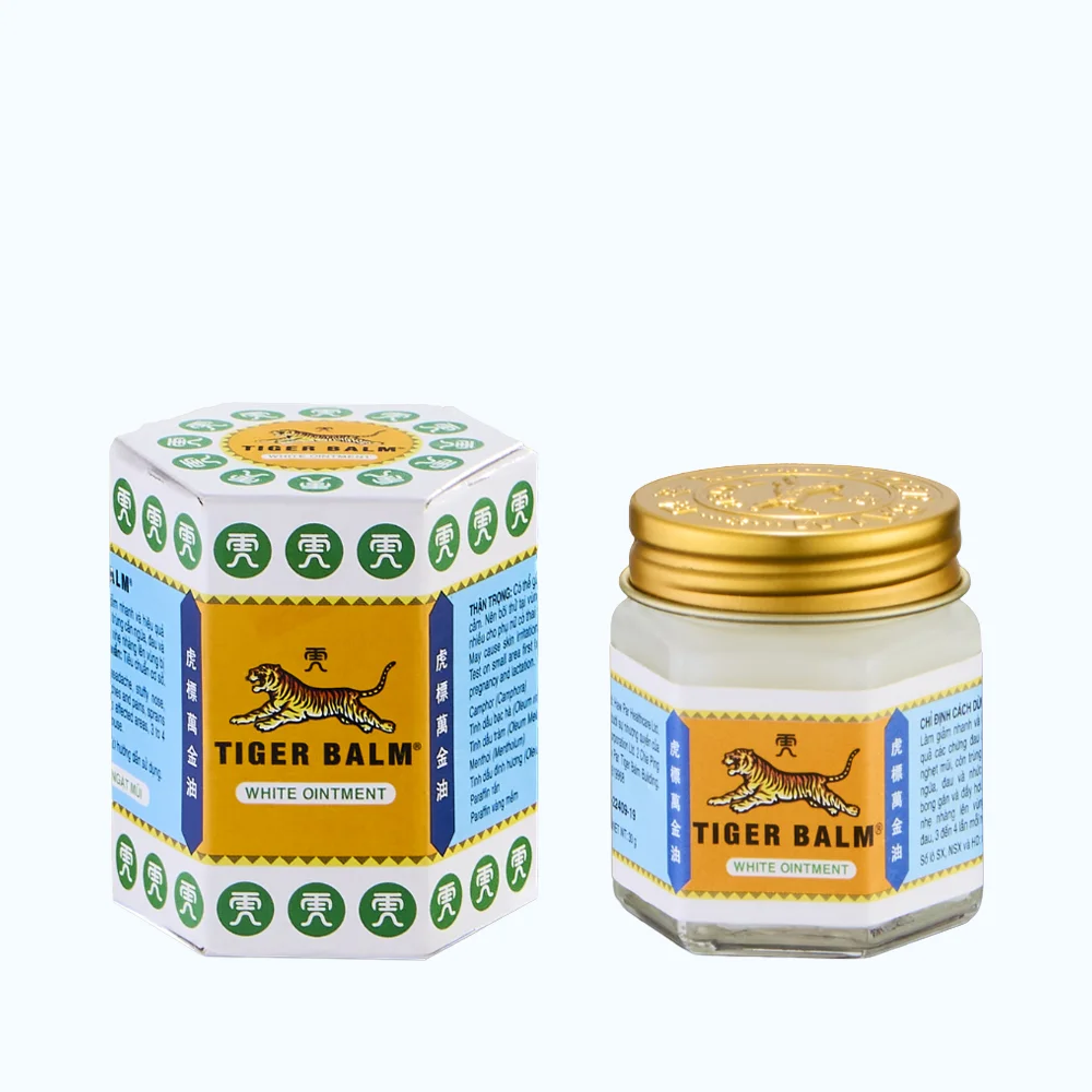 Tiger Balm White Ointment 30 g — available at pharmacies in Cambodia on PharmKulen