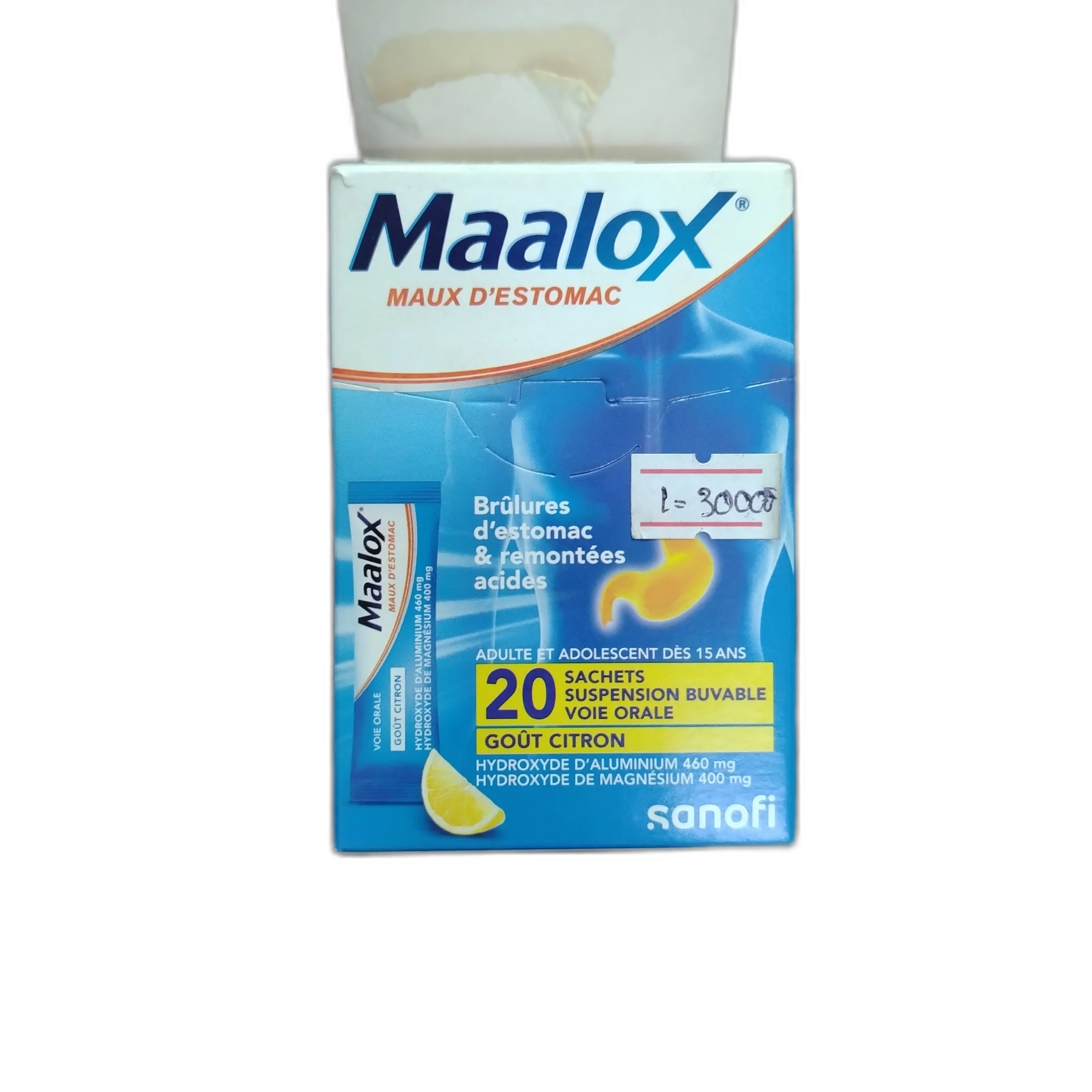 Maalox — available at pharmacies in Cambodia on PharmKulen