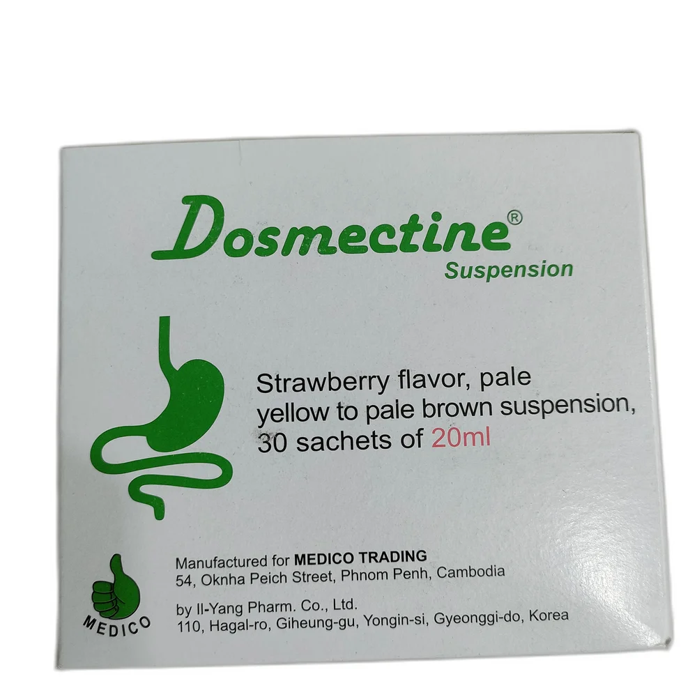 Dosmectine — available at pharmacies in Cambodia on PharmKulen