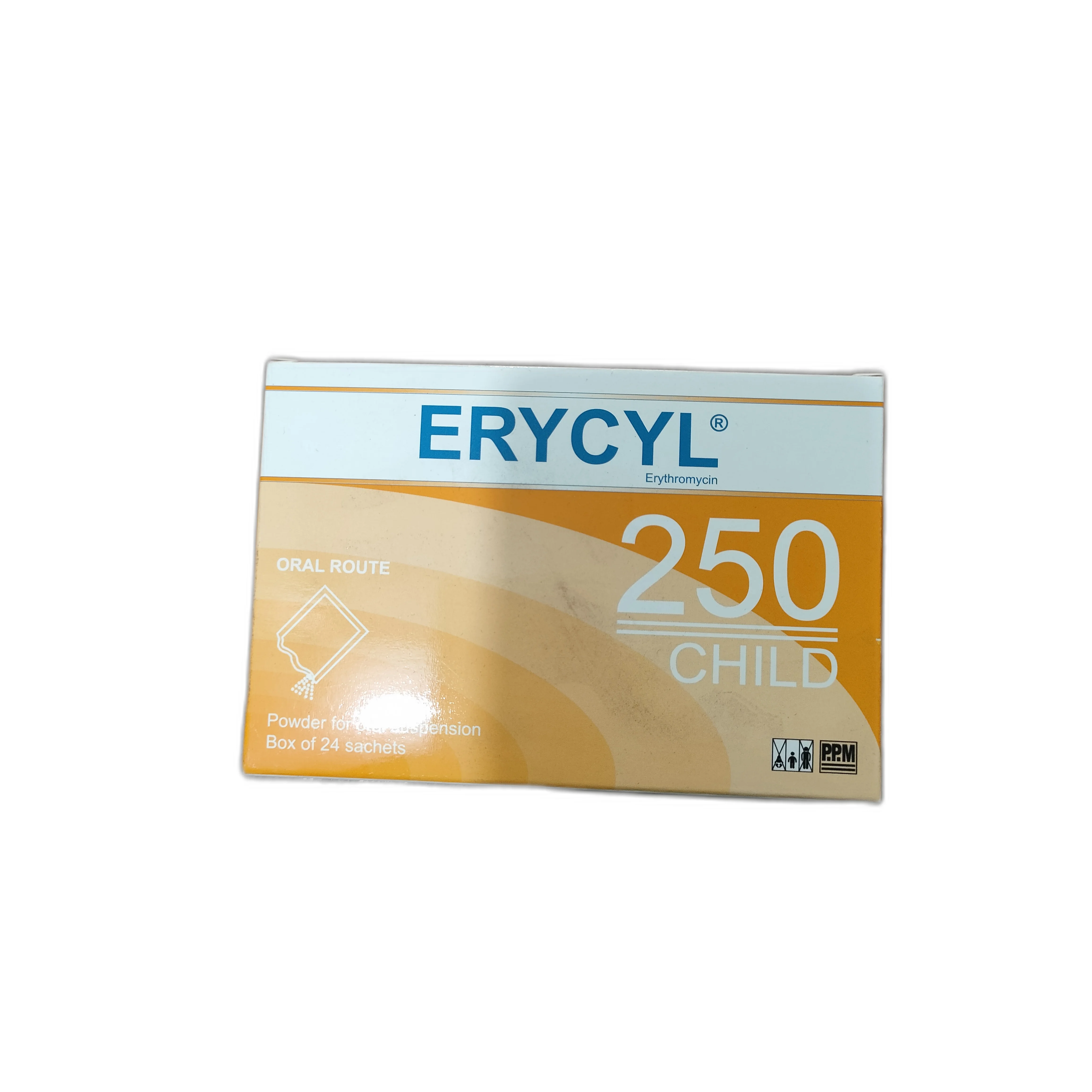 Erycyl 250 Child — available at pharmacies in Cambodia on PharmKulen