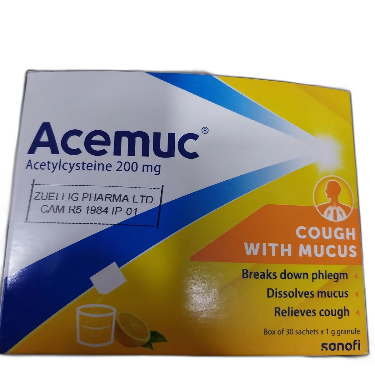 Acemuc — available at pharmacies in Cambodia on PharmKulen