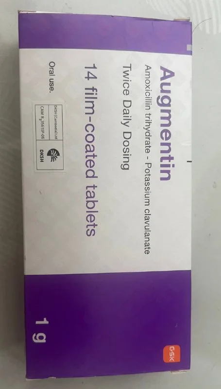 Augmentin — available at pharmacies in Cambodia on PharmKulen