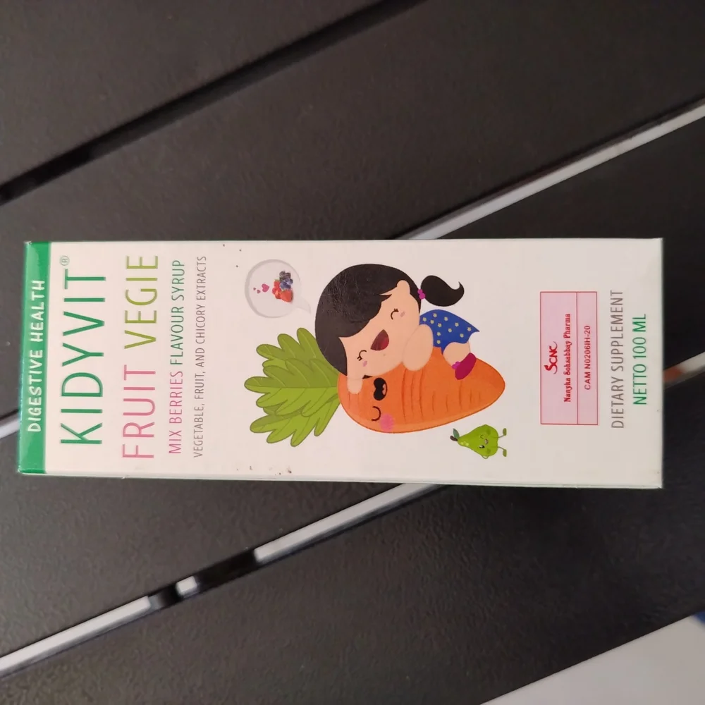 Kidyvit Fruit Vegie — available at pharmacies in Cambodia on PharmKulen