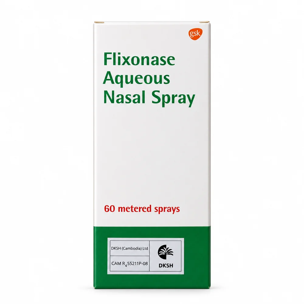 Flixonase — available at pharmacies in Cambodia on PharmKulen