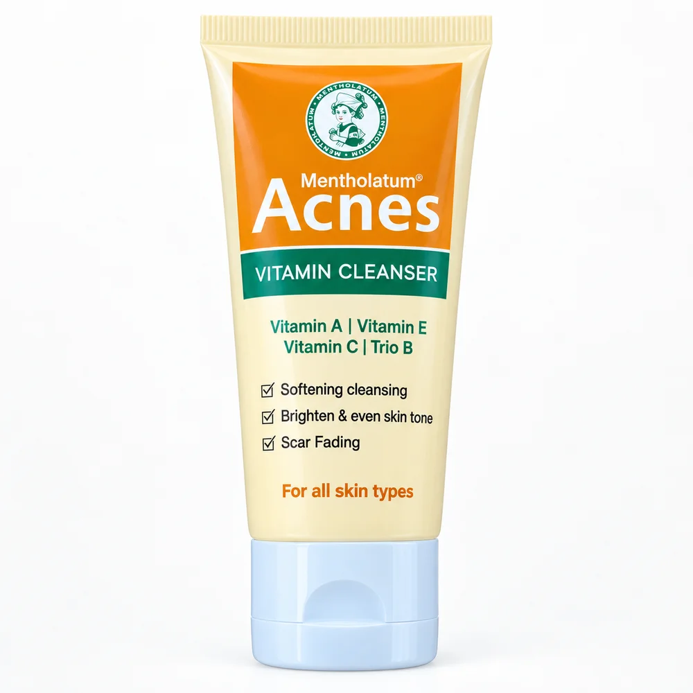Mentholatum Acnes Vitamin Cleanser — available at pharmacies in Cambodia on PharmKulen