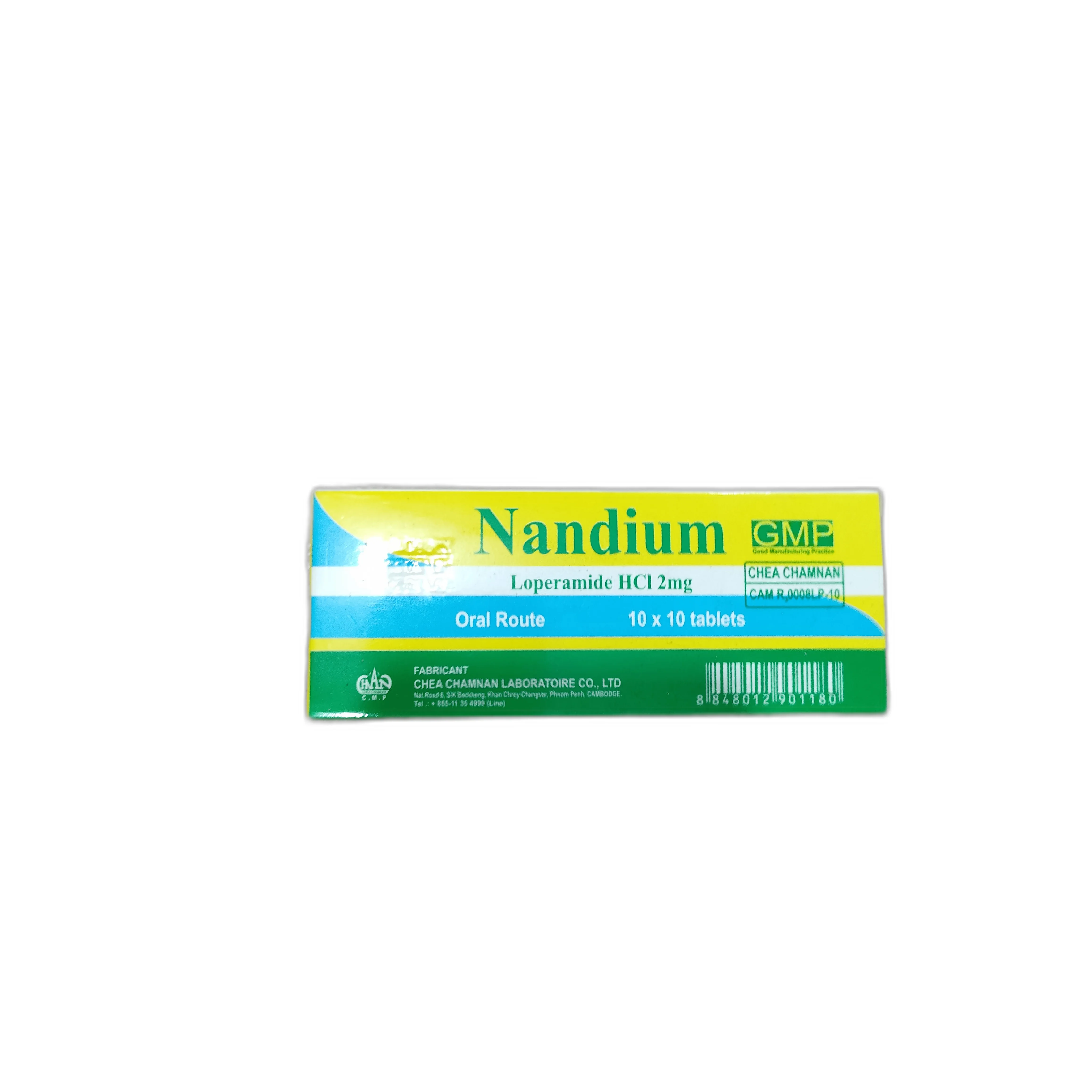 Nandium — available at pharmacies in Cambodia on PharmKulen