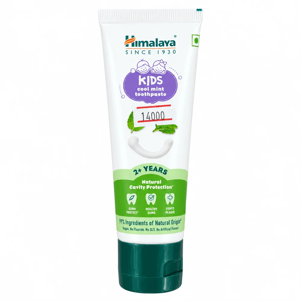 Himalaya Kids Cool Mint Flavor Toothpaste — available at pharmacies in Cambodia on PharmKulen