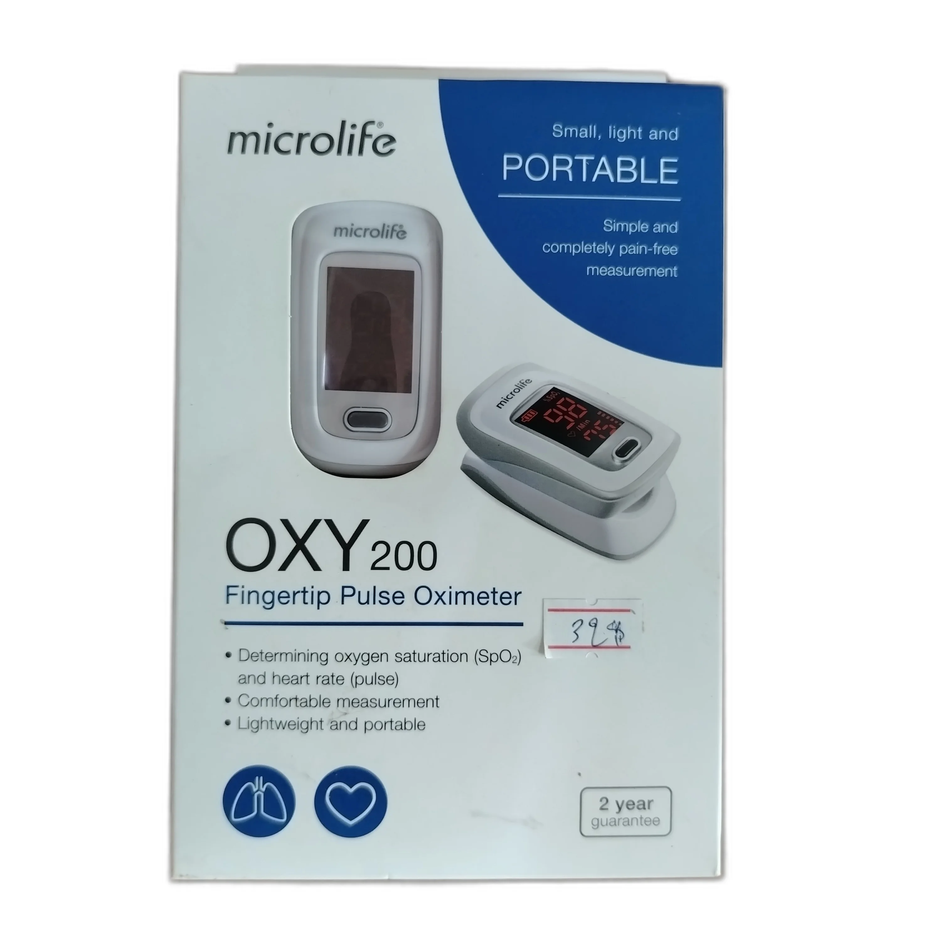 Microlife OXY 200 — available at pharmacies in Cambodia on PharmKulen