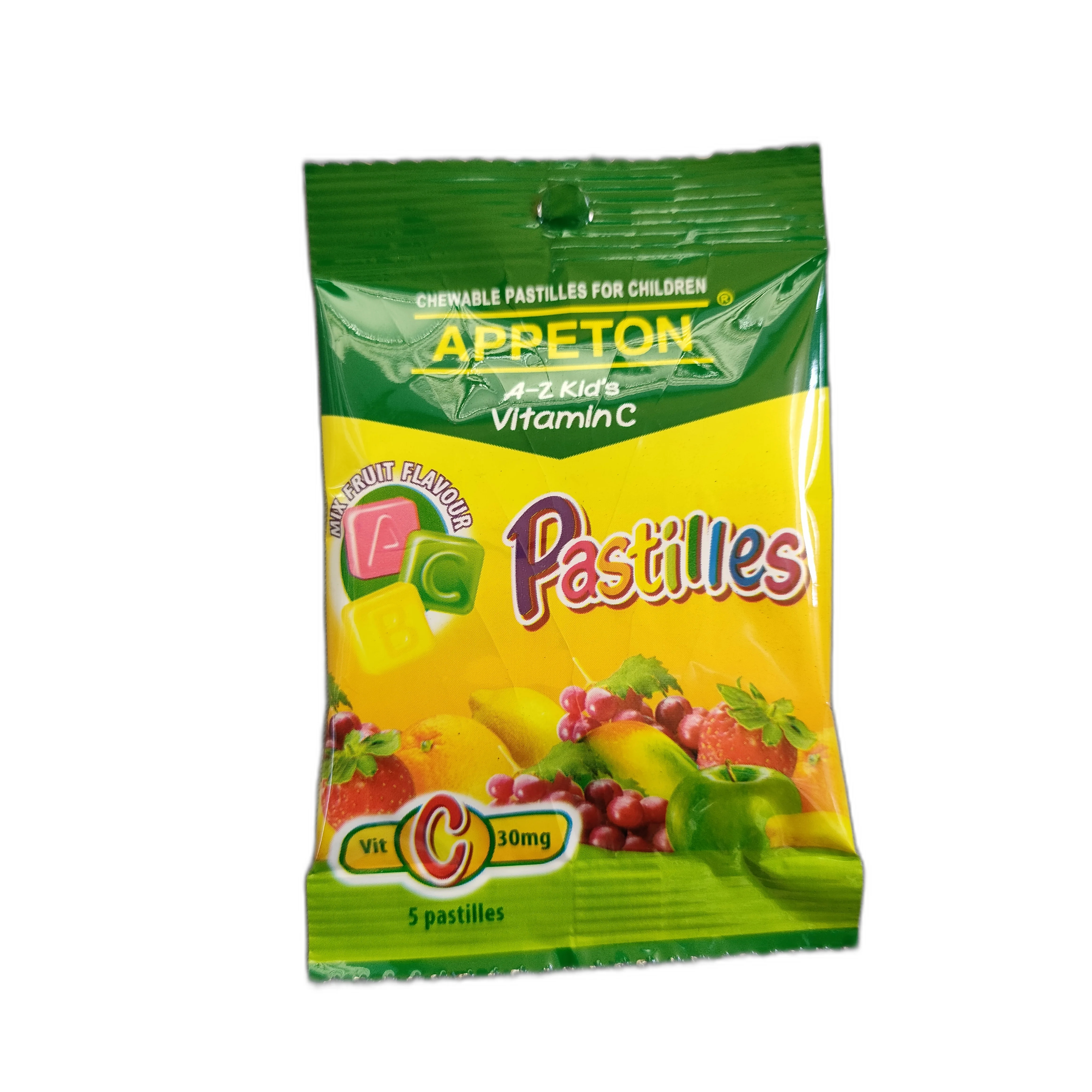 Appeton A-Z Kid’s Vitamin C Pastilles — available at pharmacies in Cambodia on PharmKulen
