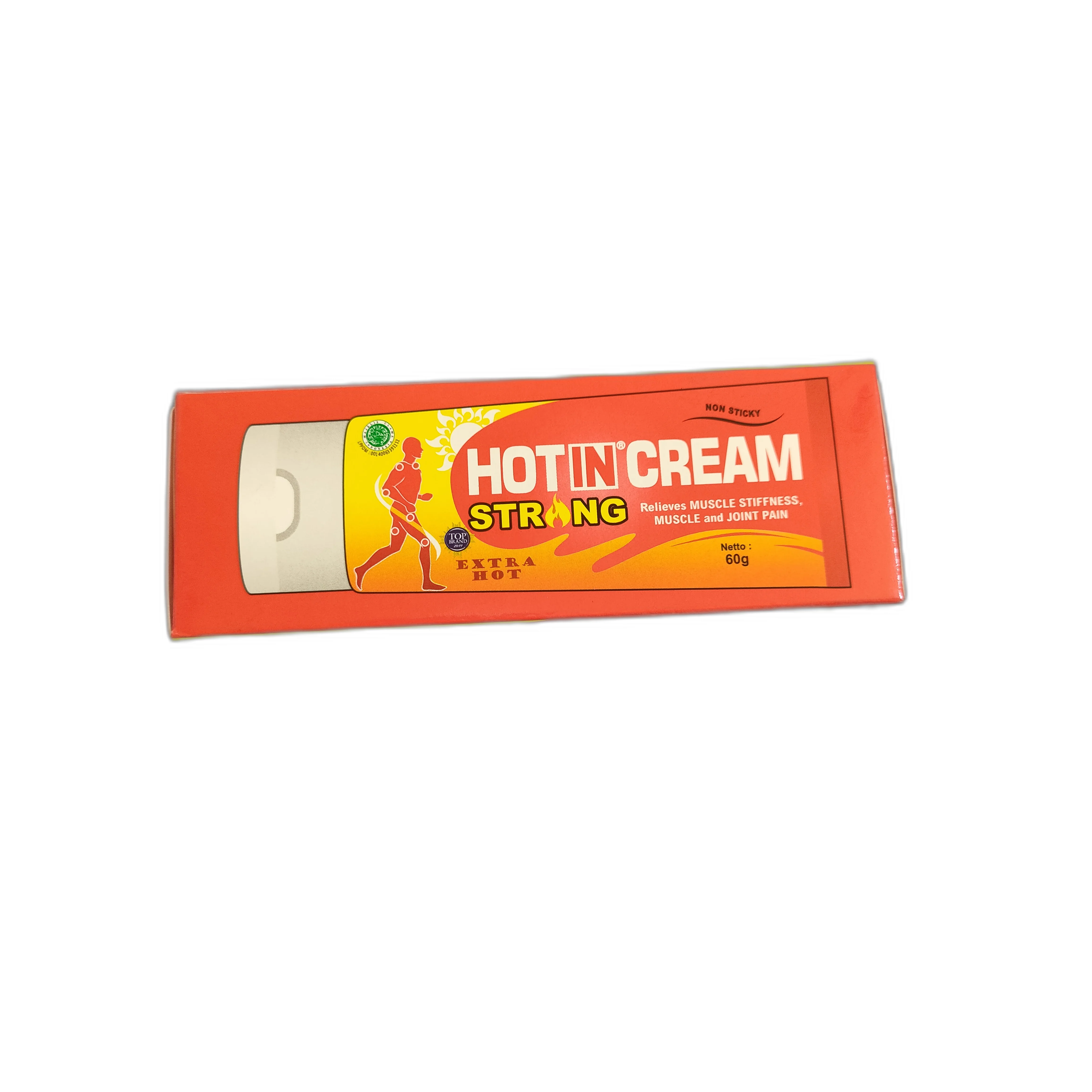 Hotin Cream Strong Extra Hot — available at pharmacies in Cambodia on PharmKulen