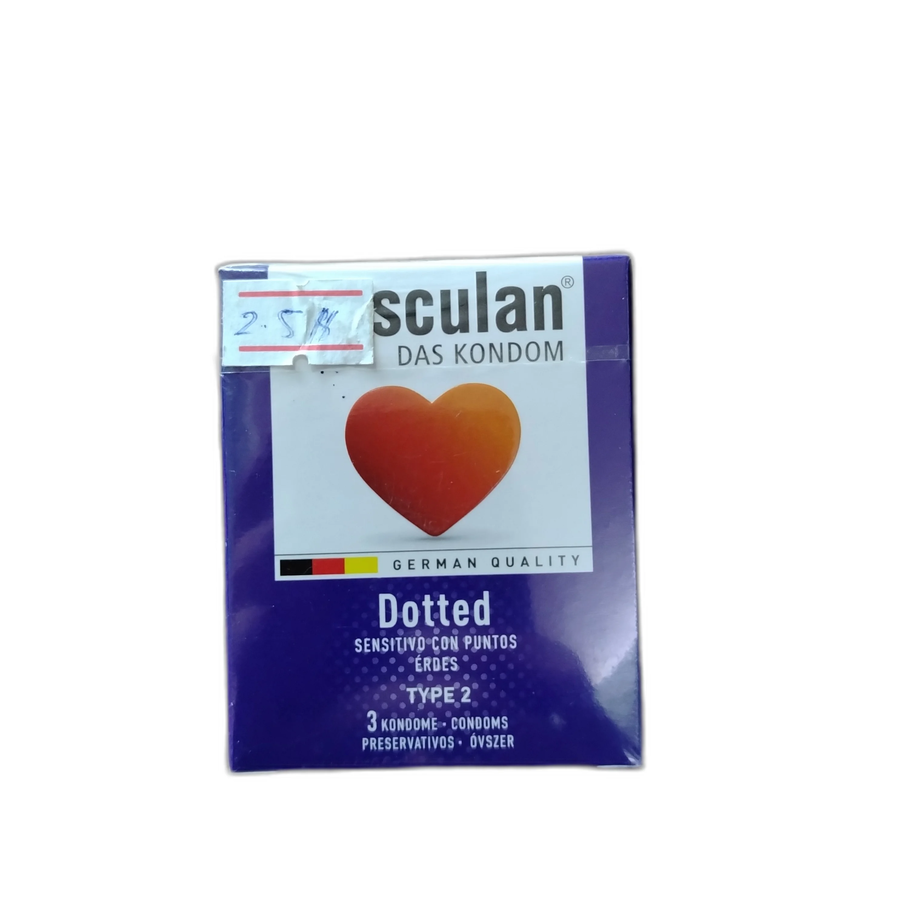 Masculan Dotted Type 2 — available at pharmacies in Cambodia on PharmKulen