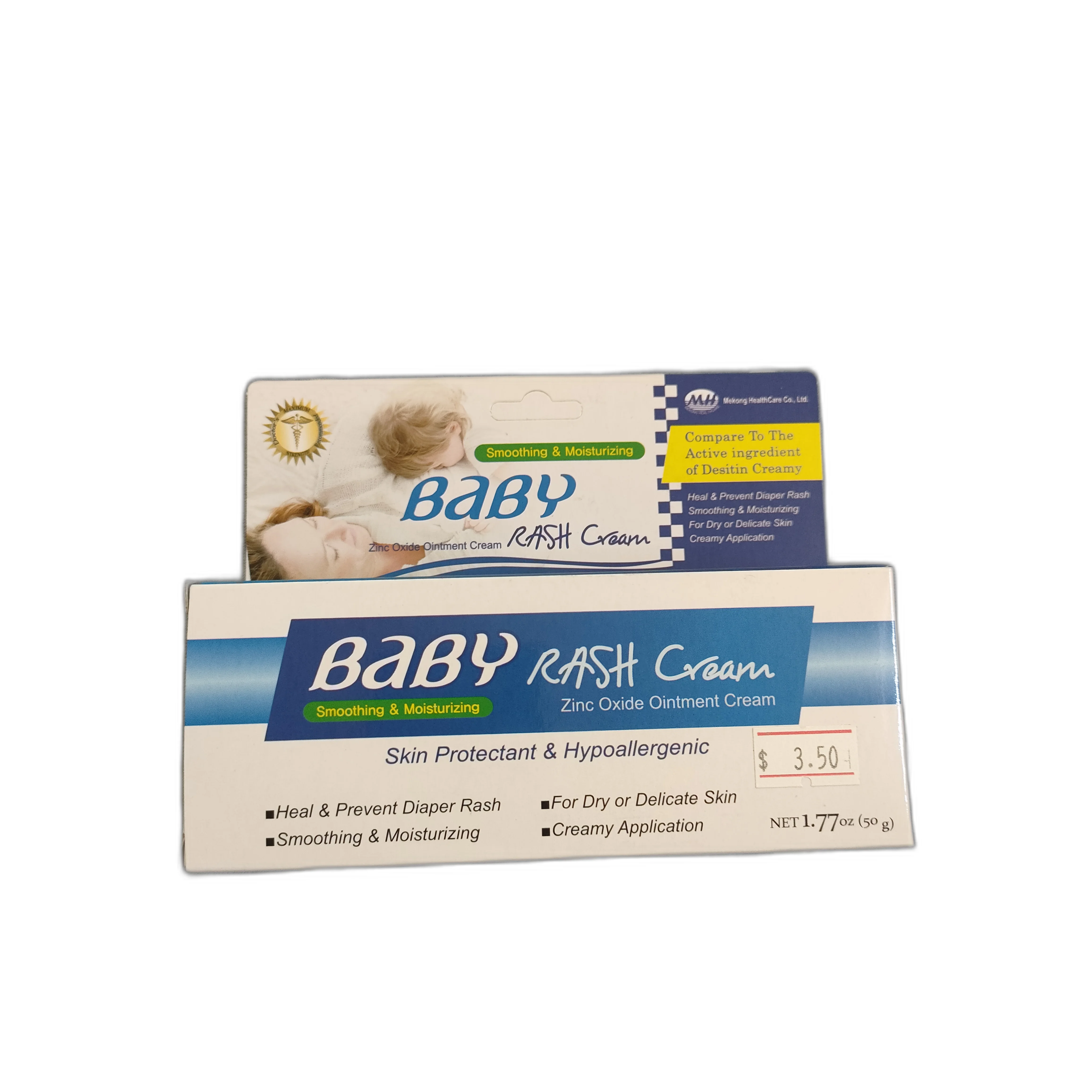 Baby Rash Cream (Zinc Oxide Ointment Cream) — available at pharmacies in Cambodia on PharmKulen
