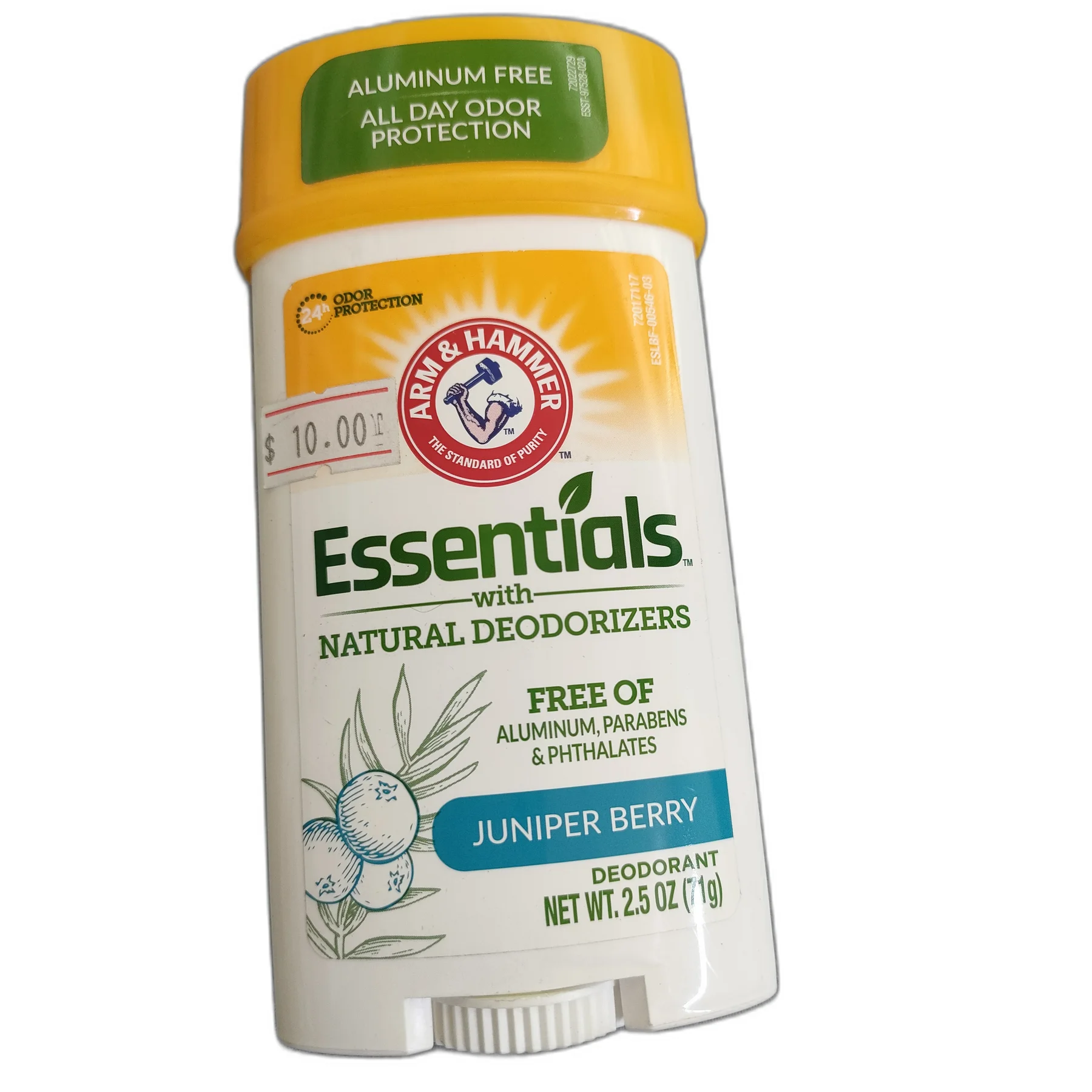 Arm & Hammer Essentials Solid Deodorant Juniper Berry — available at pharmacies in Cambodia on PharmKulen