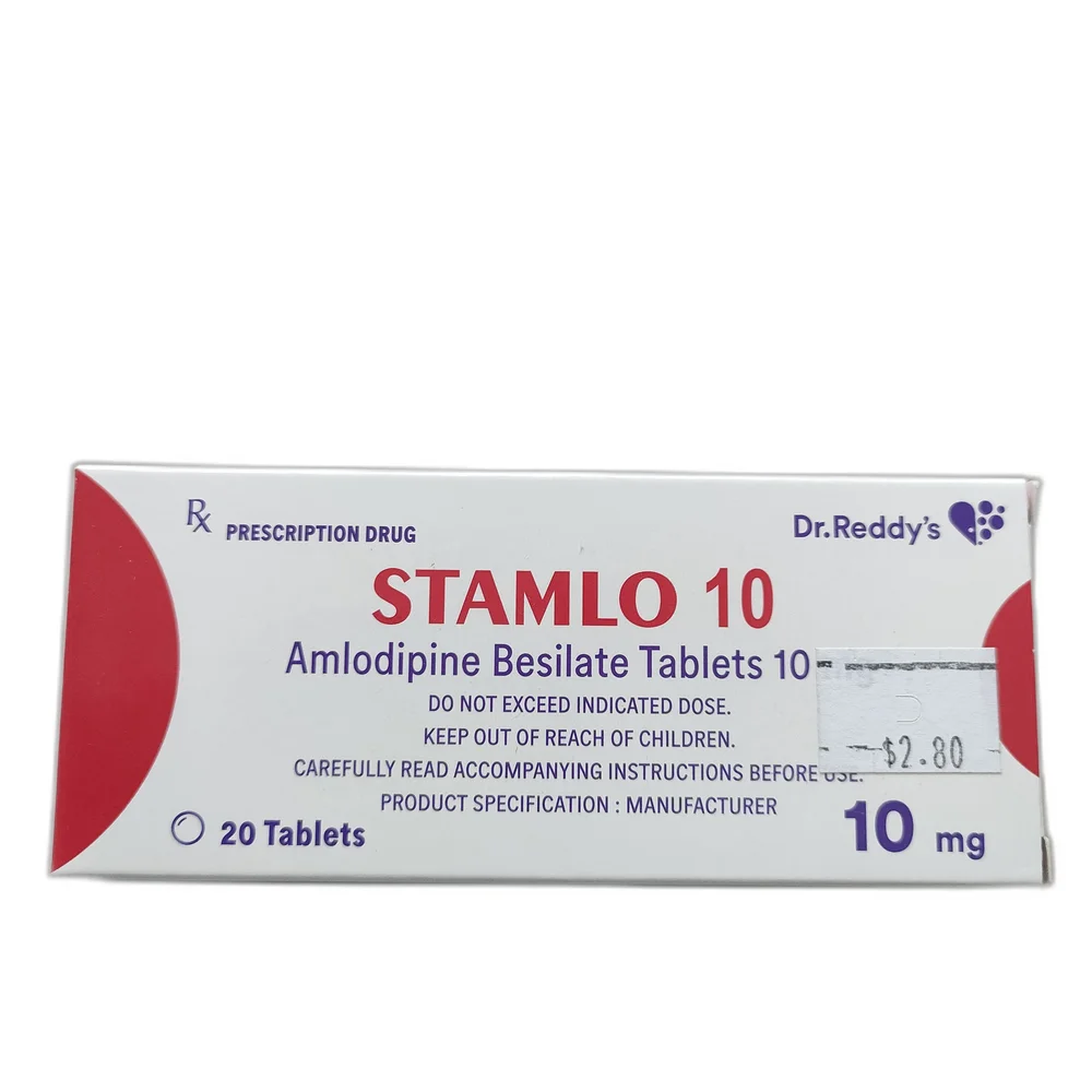 Stamlo 10 — available at pharmacies in Cambodia on PharmKulen