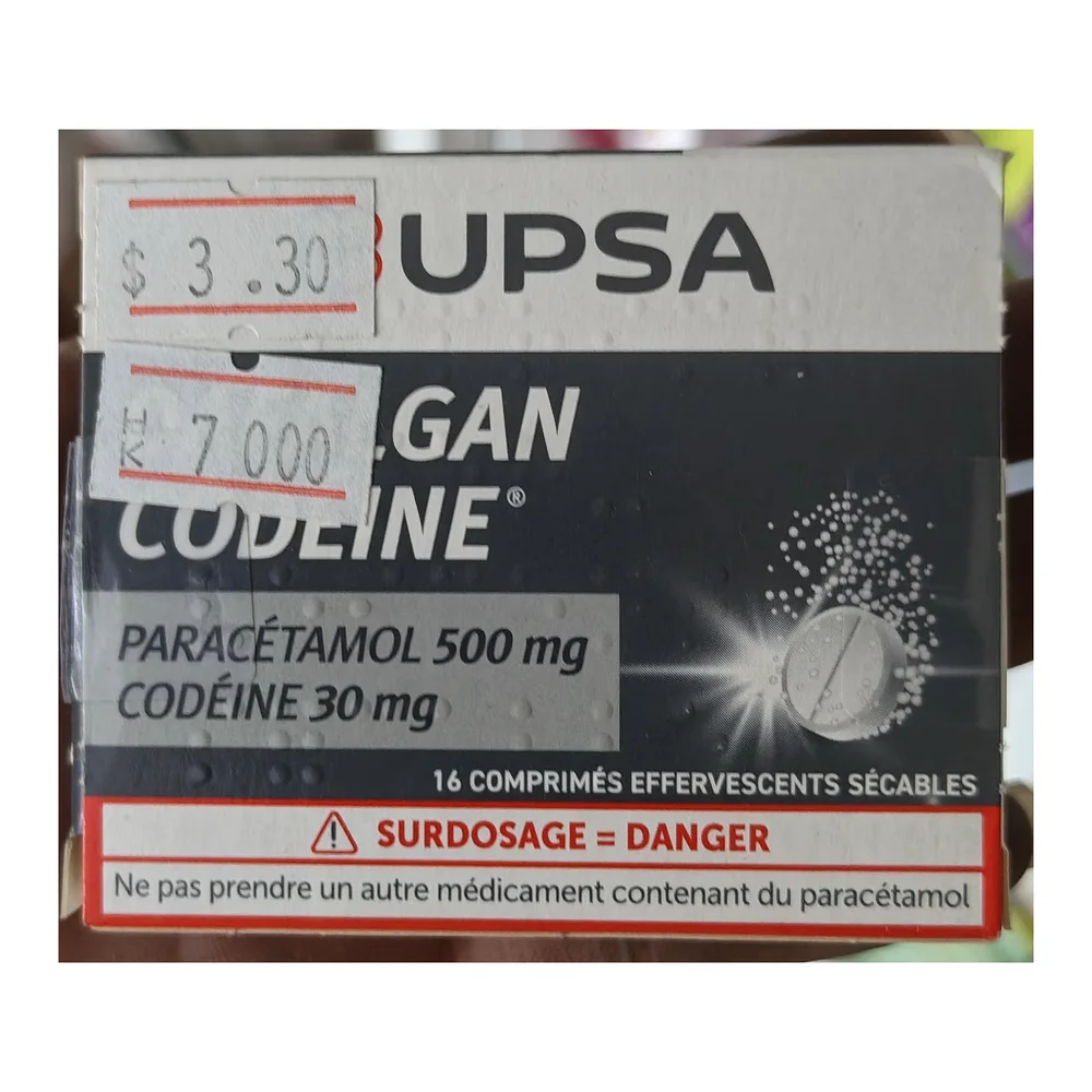 Efferalgan Codéine — available at pharmacies in Cambodia on PharmKulen