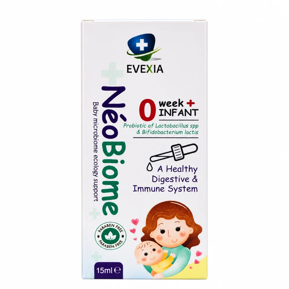 Néobiome Baby Microbiome Ecology Support Drops — available at pharmacies in Cambodia on PharmKulen