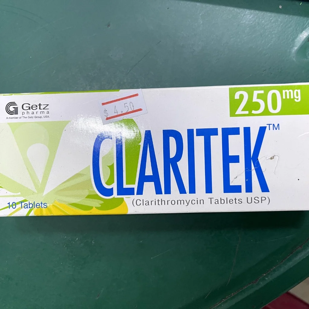 Claritek — available at pharmacies in Cambodia on PharmKulen