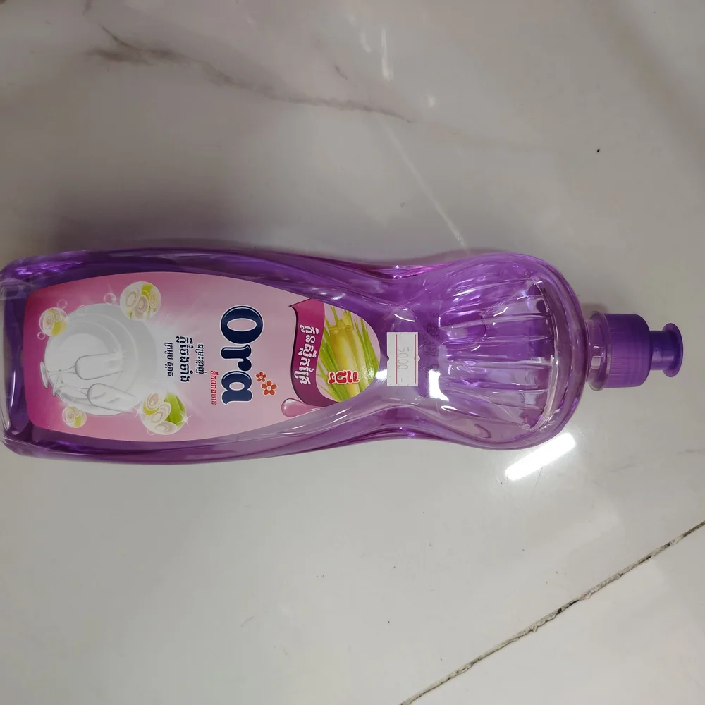 Ora Dishwashing Liquid — available at pharmacies in Cambodia on PharmKulen