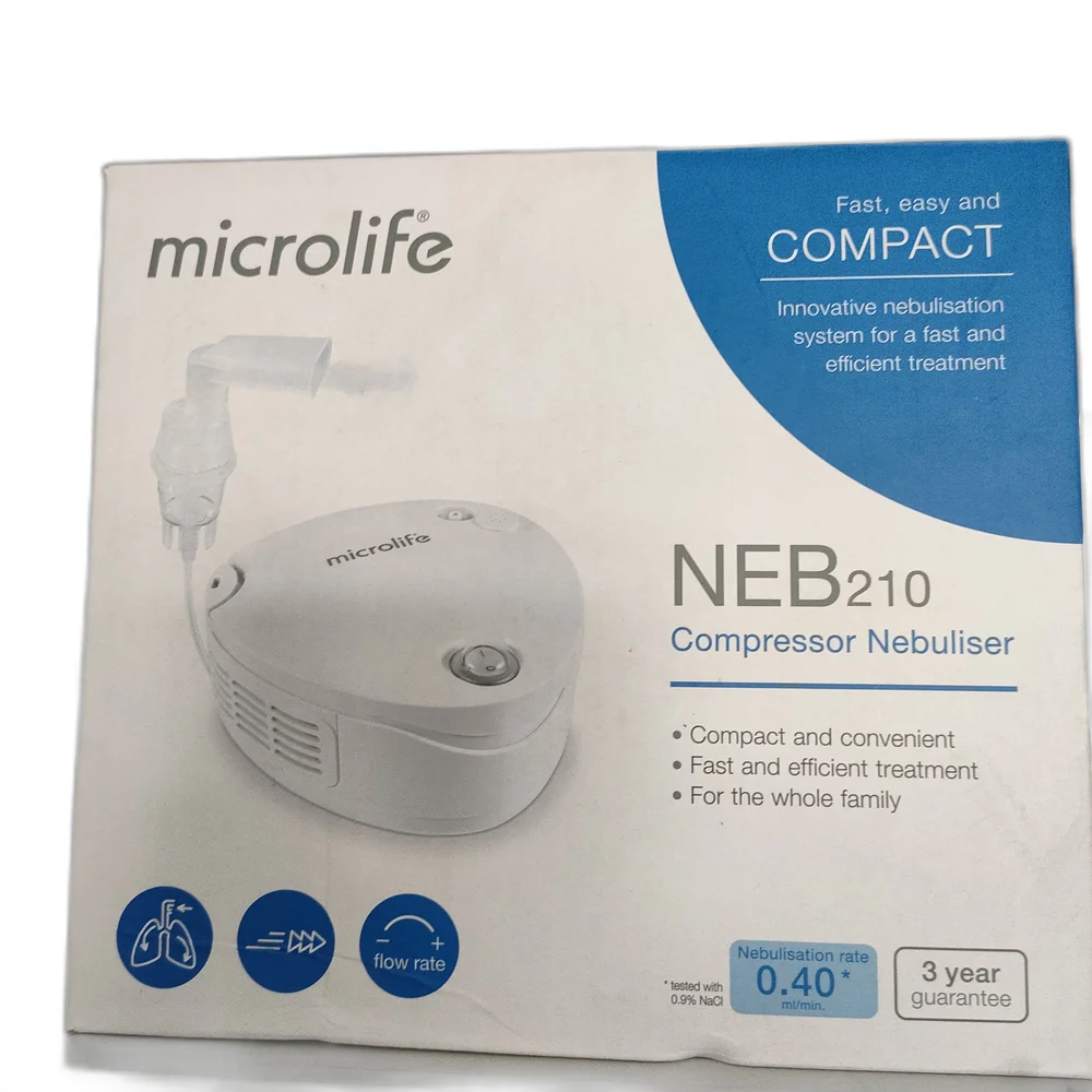 Microlife NEB210 — available at pharmacies in Cambodia on PharmKulen