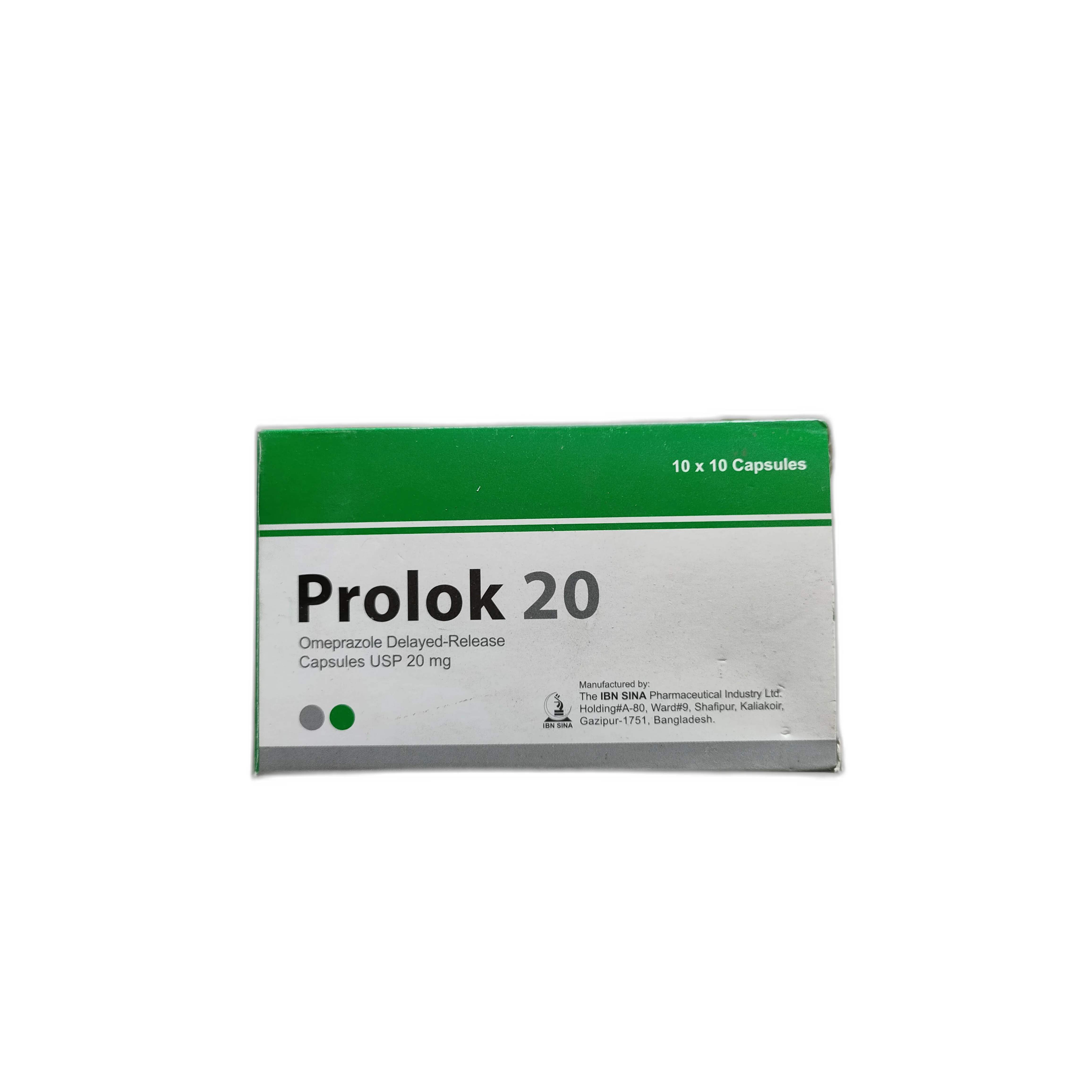 Prolok 20 — available at pharmacies in Cambodia on PharmKulen