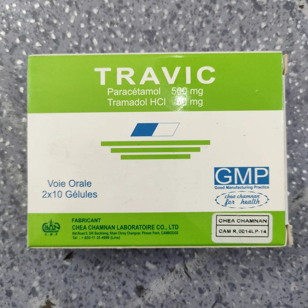 Travic — available at pharmacies in Cambodia on PharmKulen