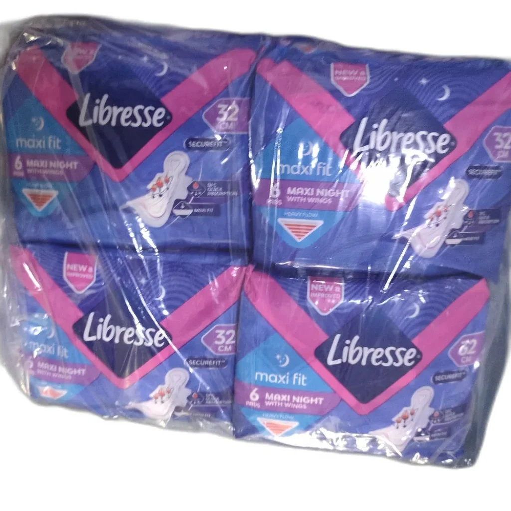 Libresse Maxi Fit Night — available at pharmacies in Cambodia on PharmKulen