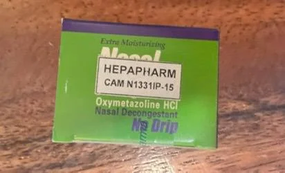 Nasal spray — available at pharmacies in Cambodia on PharmKulen