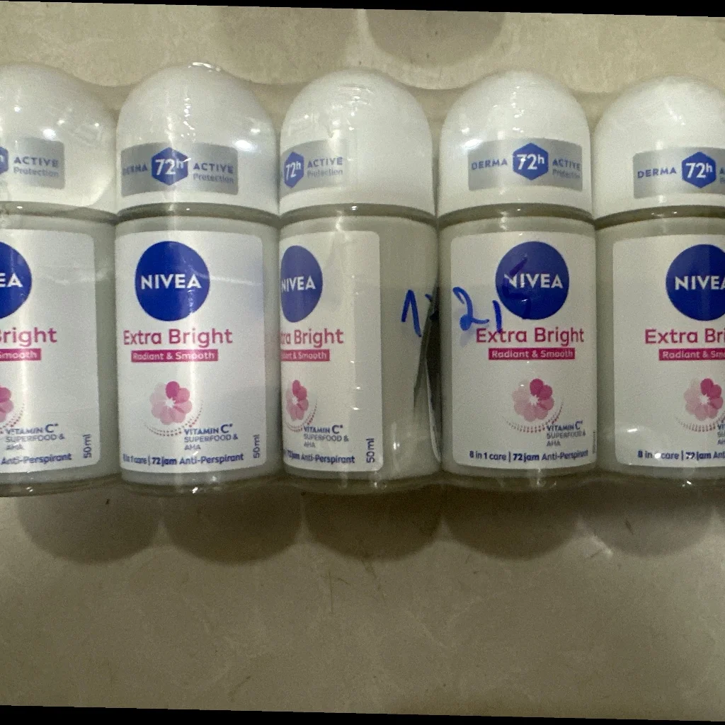 Nivea extra bright 50ml — available at pharmacies in Cambodia on PharmKulen