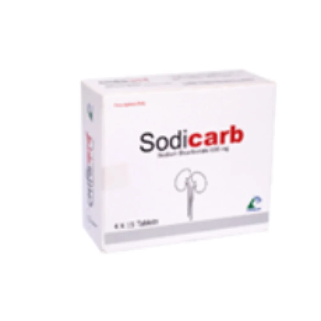 Sodicarb 600mg (Sodium Bicarbonate) — available at pharmacies in Cambodia on PharmKulen