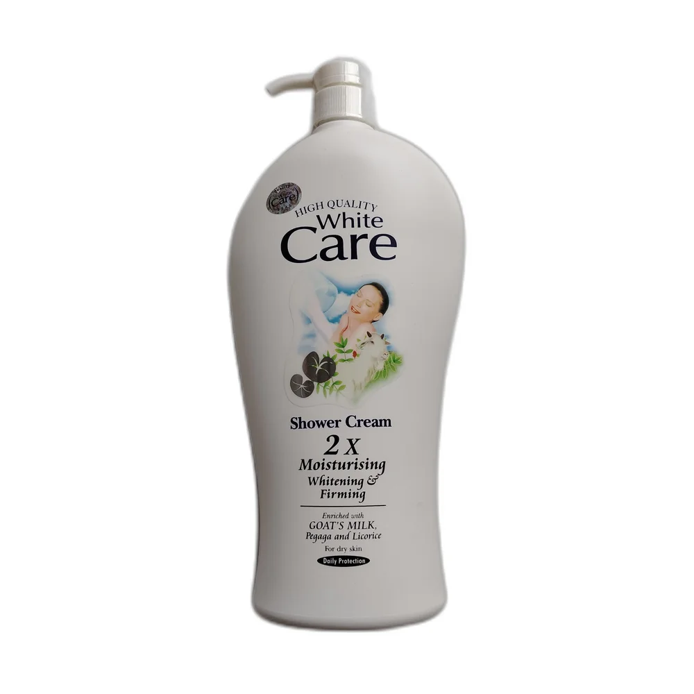 White Care Shower Cream 2X Moisturising Whitening & Firming (Goat's Milk, 1200 ml) — available at pharmacies in Cambodia on PharmKulen