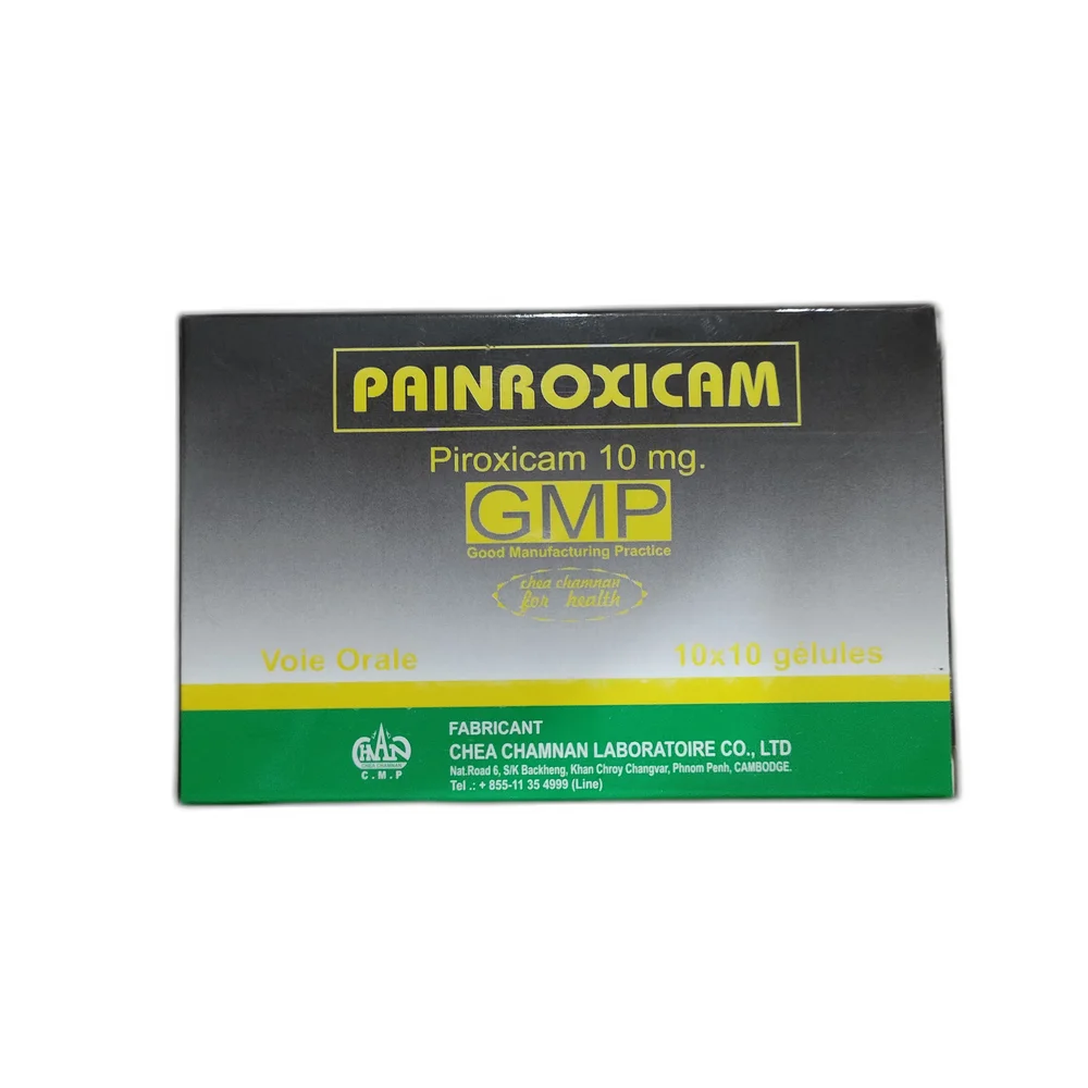 Painroxicam — available at pharmacies in Cambodia on PharmKulen