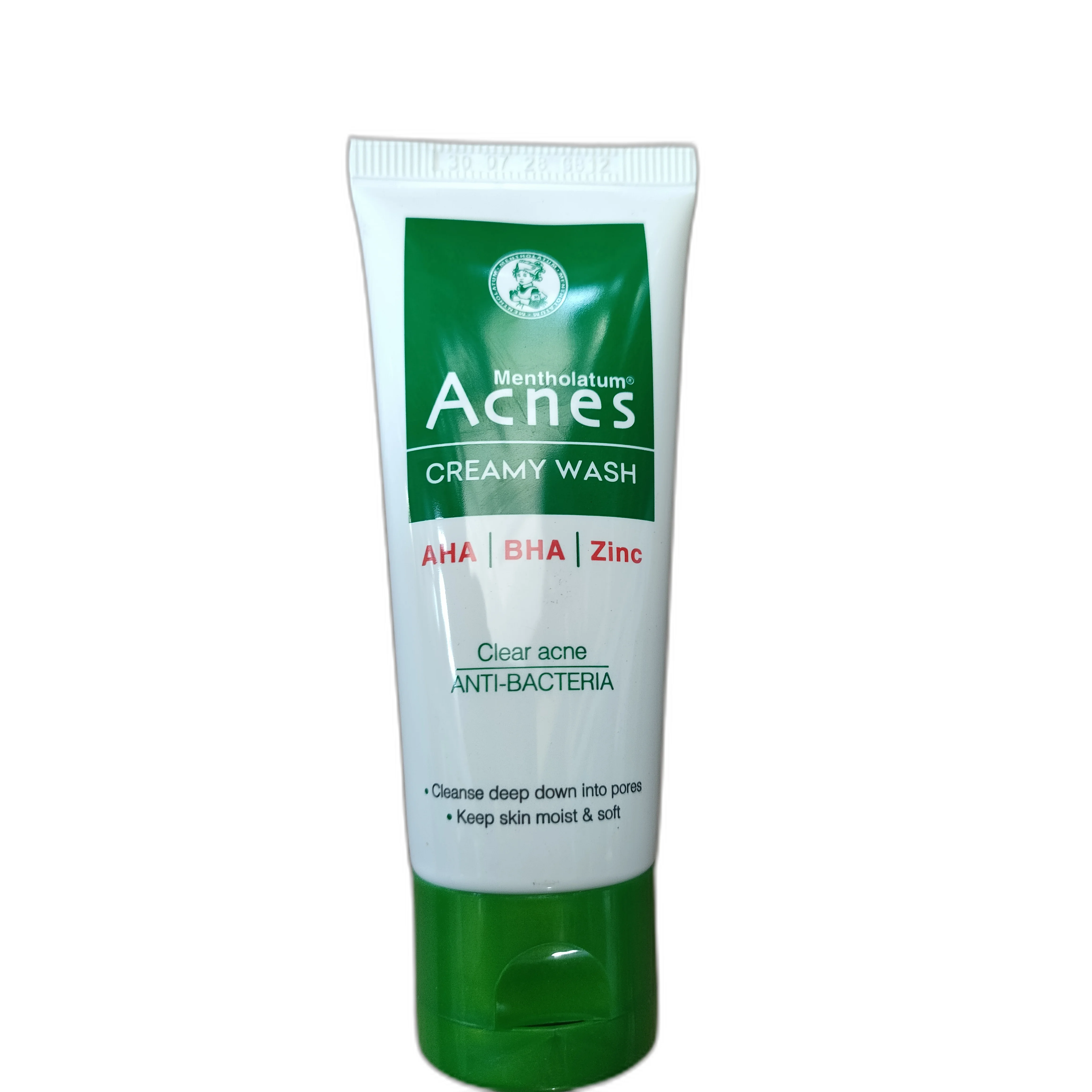 Mentholatum Acnes Creamy Wash — available at pharmacies in Cambodia on PharmKulen