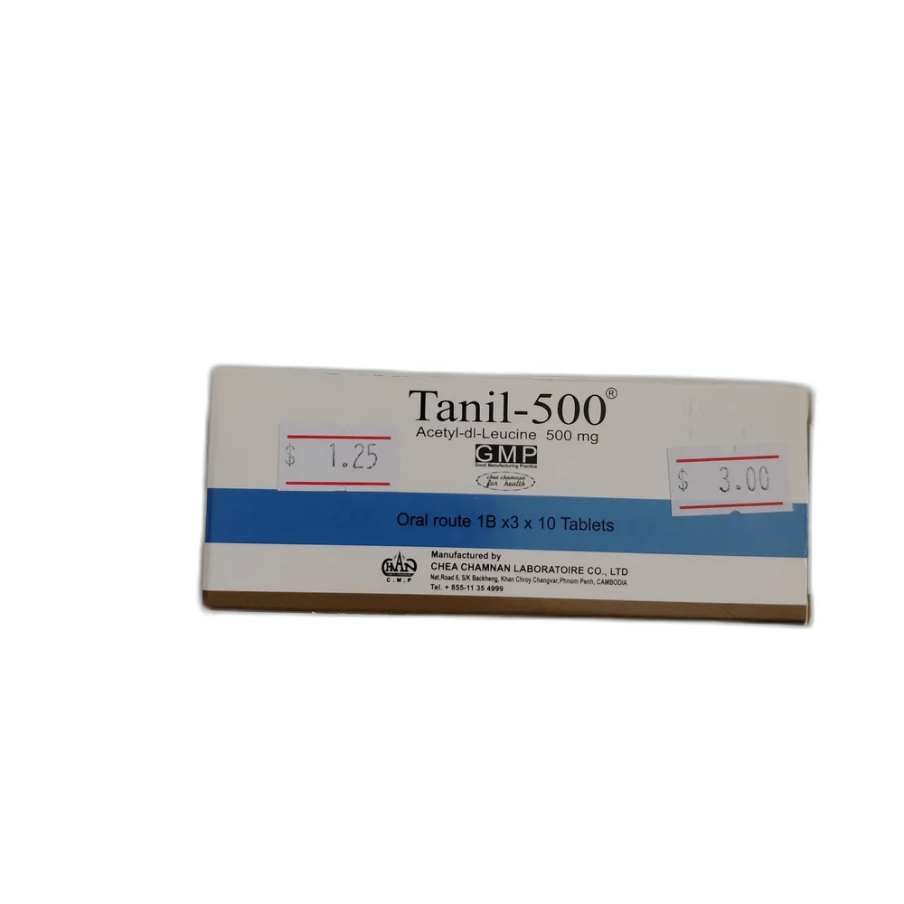 Tanil-500 — available at pharmacies in Cambodia on PharmKulen