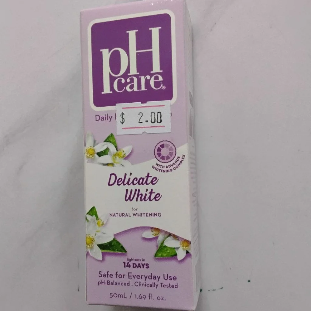 pH Care Daily Feminine Wash (Delicate White) — available at pharmacies in Cambodia on PharmKulen