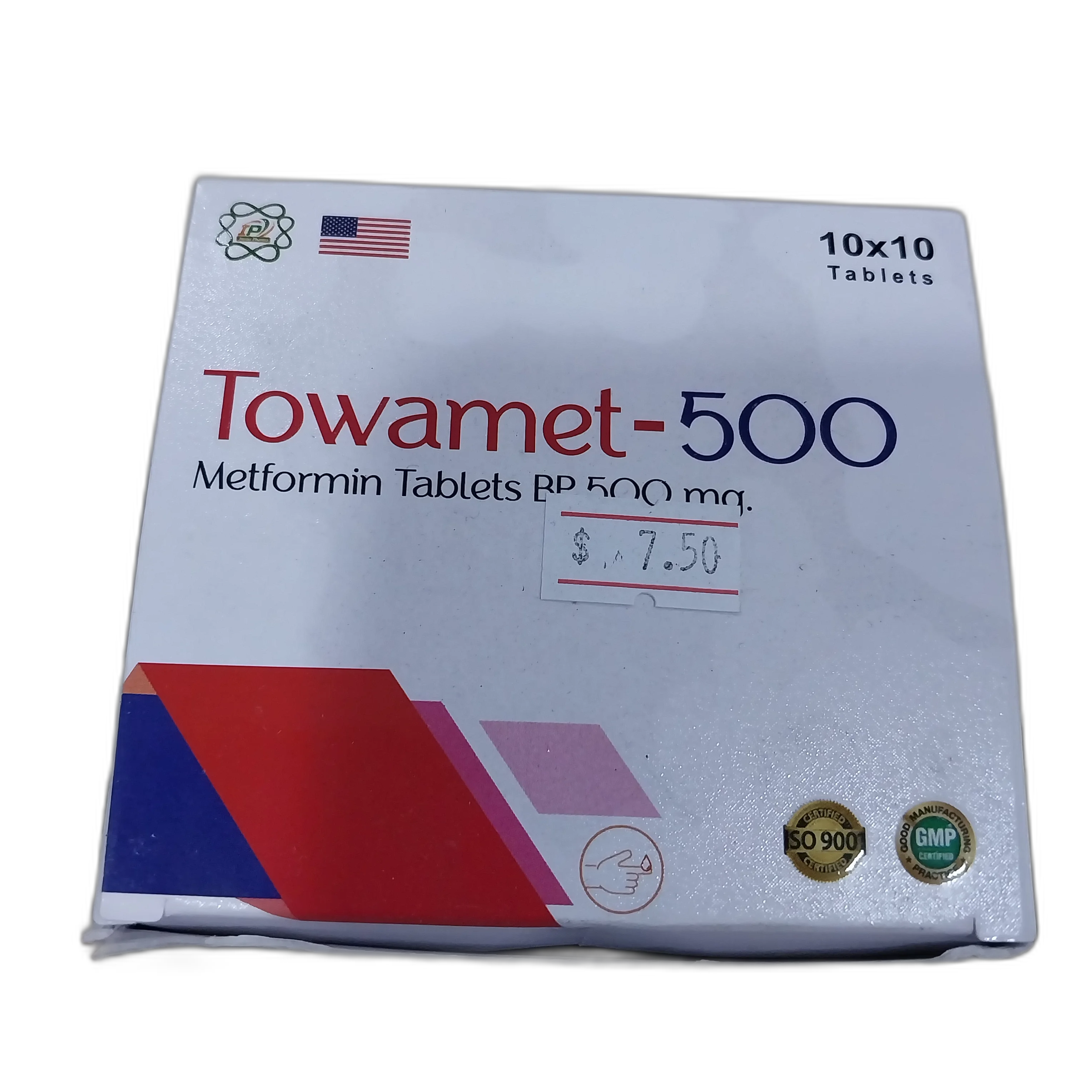 Towamet-500 — available at pharmacies in Cambodia on PharmKulen