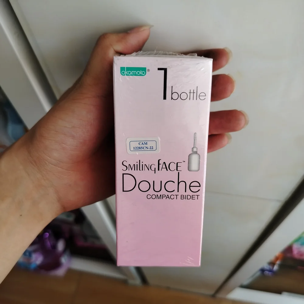 Okamoto Smiling Face Douche — available at pharmacies in Cambodia on PharmKulen