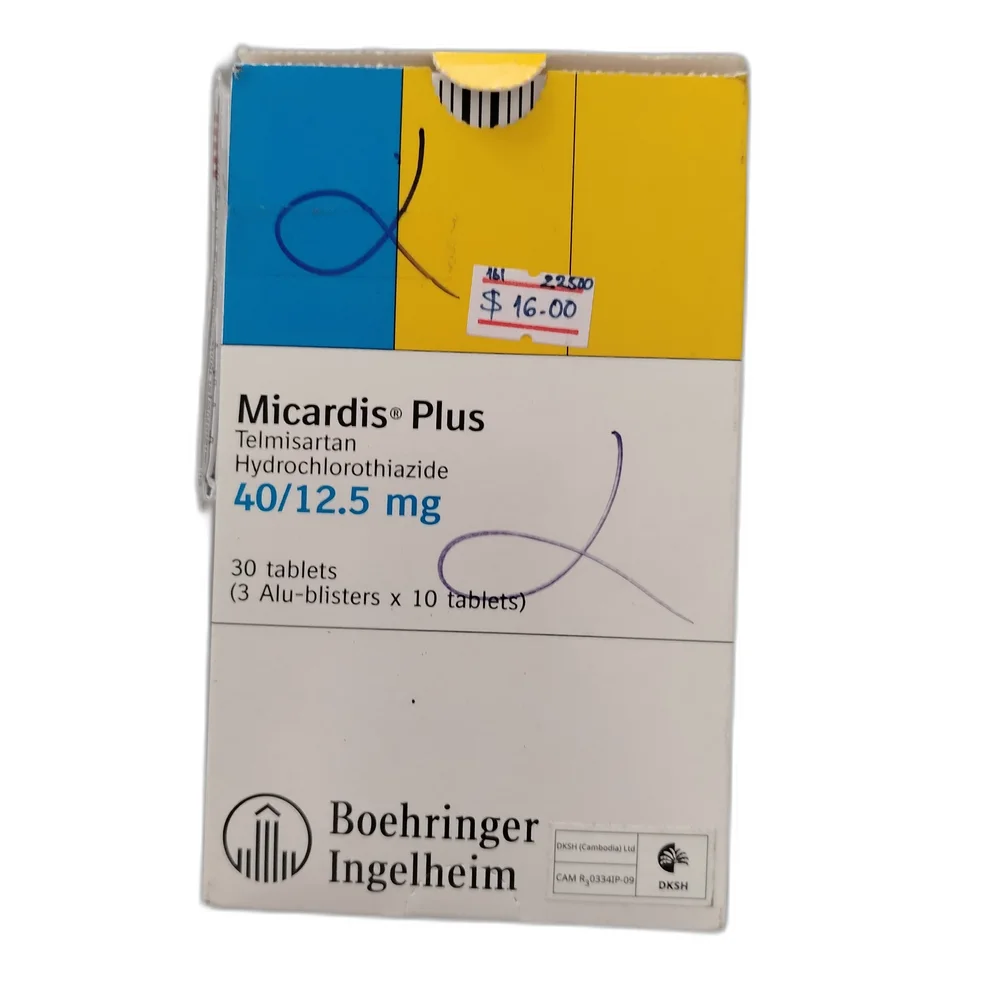 Micardis Plus — available at pharmacies in Cambodia on PharmKulen
