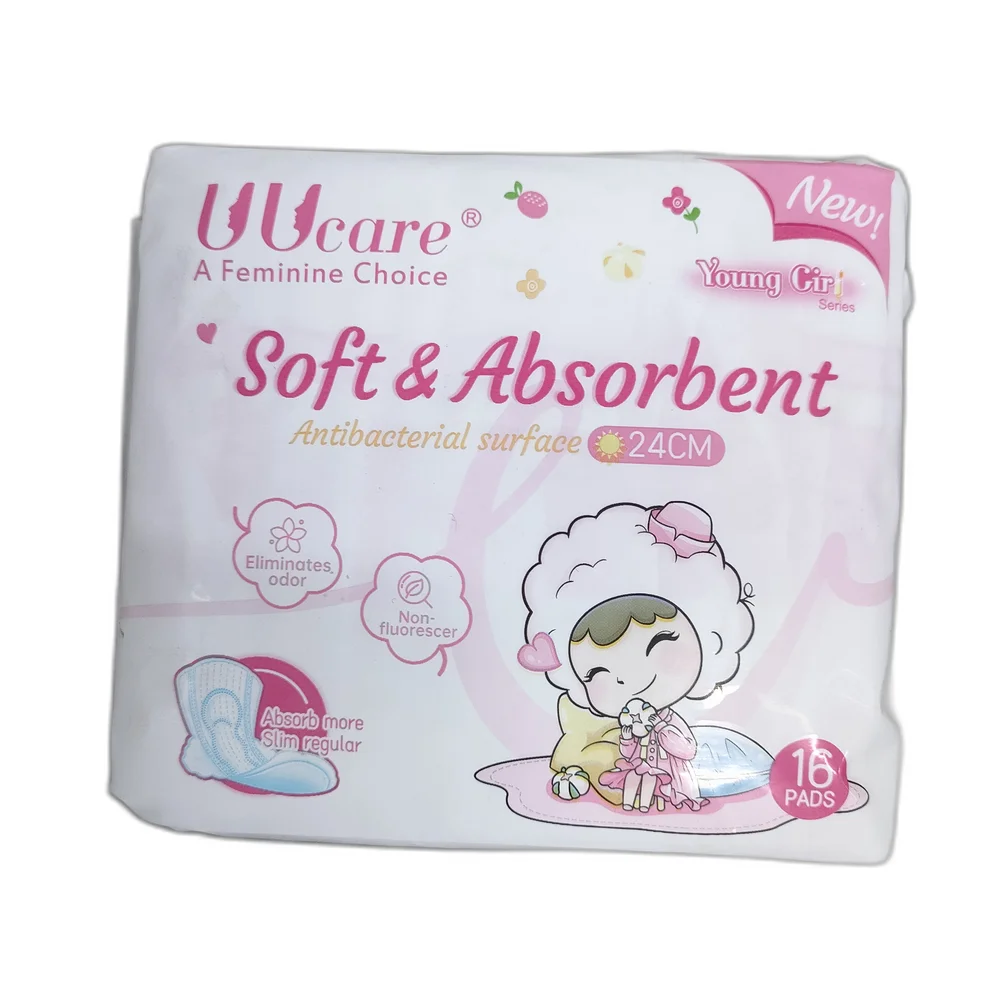 UUcare Young Girl Soft & Absorbent Sanitary Pads — available at pharmacies in Cambodia on PharmKulen