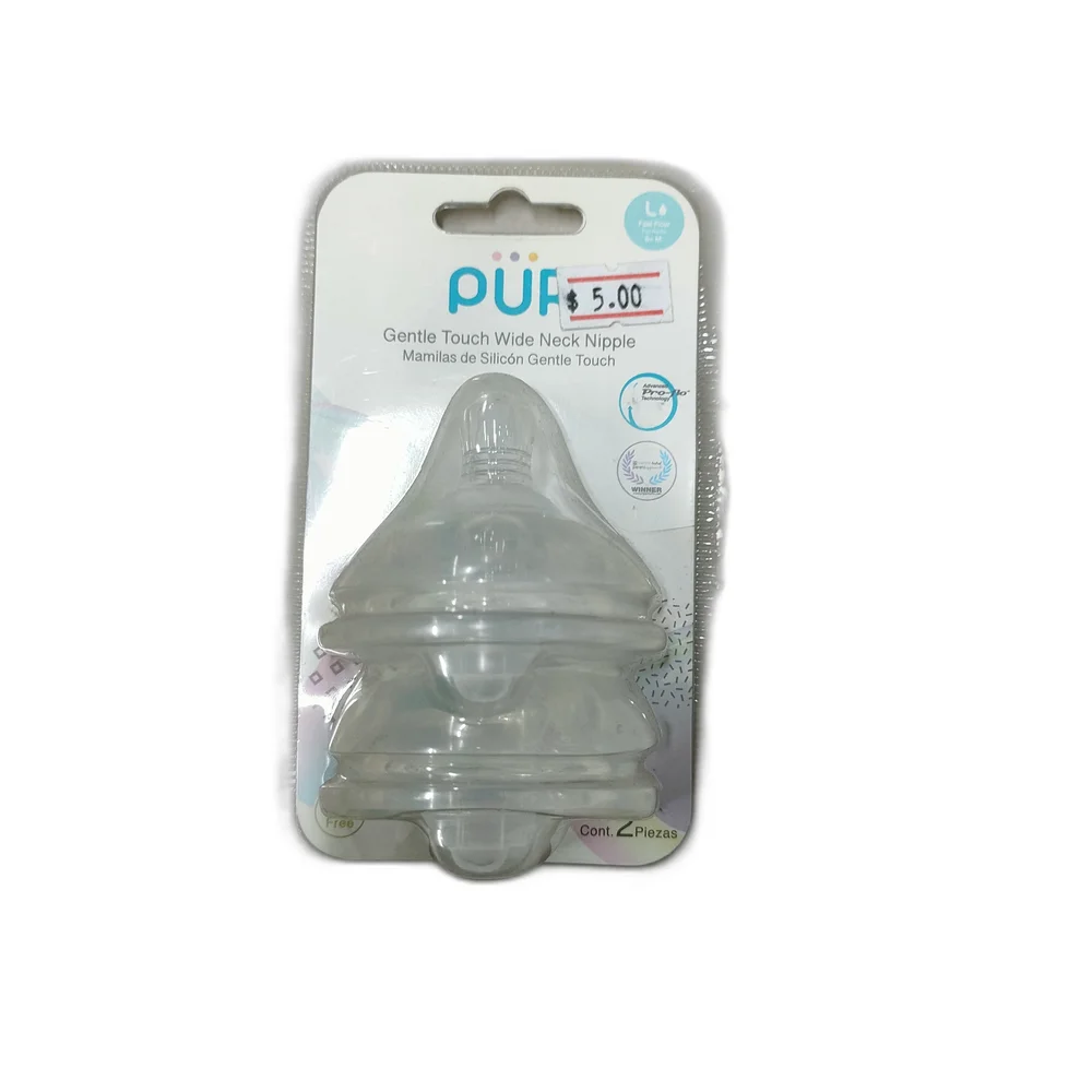 PUR Gentle Touch Wide Neck Nipple — available at pharmacies in Cambodia on PharmKulen