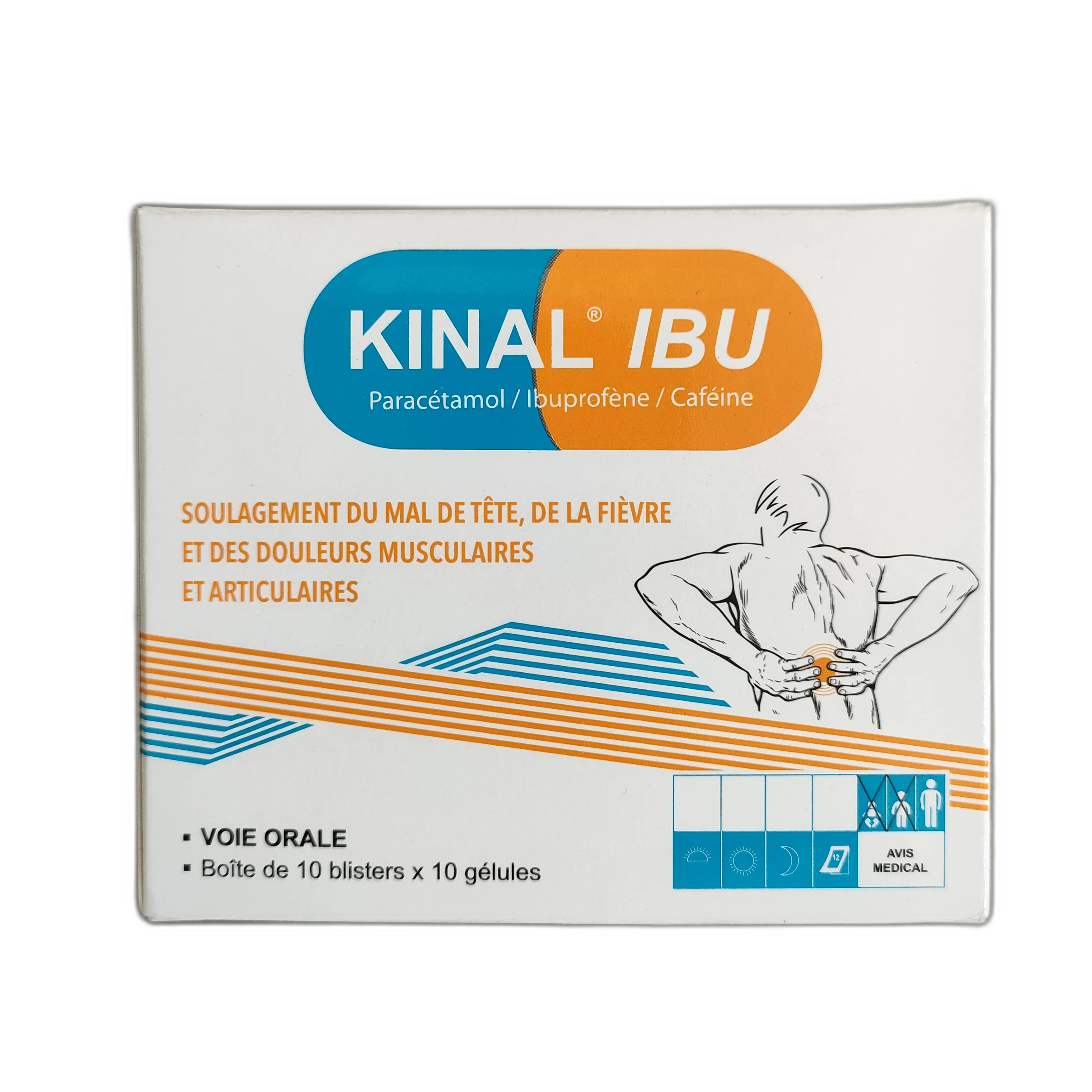 Kinal IBU — available at pharmacies in Cambodia on PharmKulen