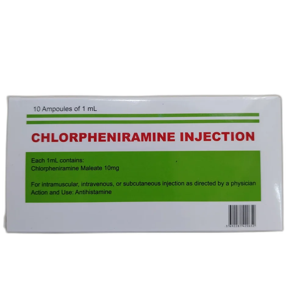 Chlorpheniramine — available at pharmacies in Cambodia on PharmKulen