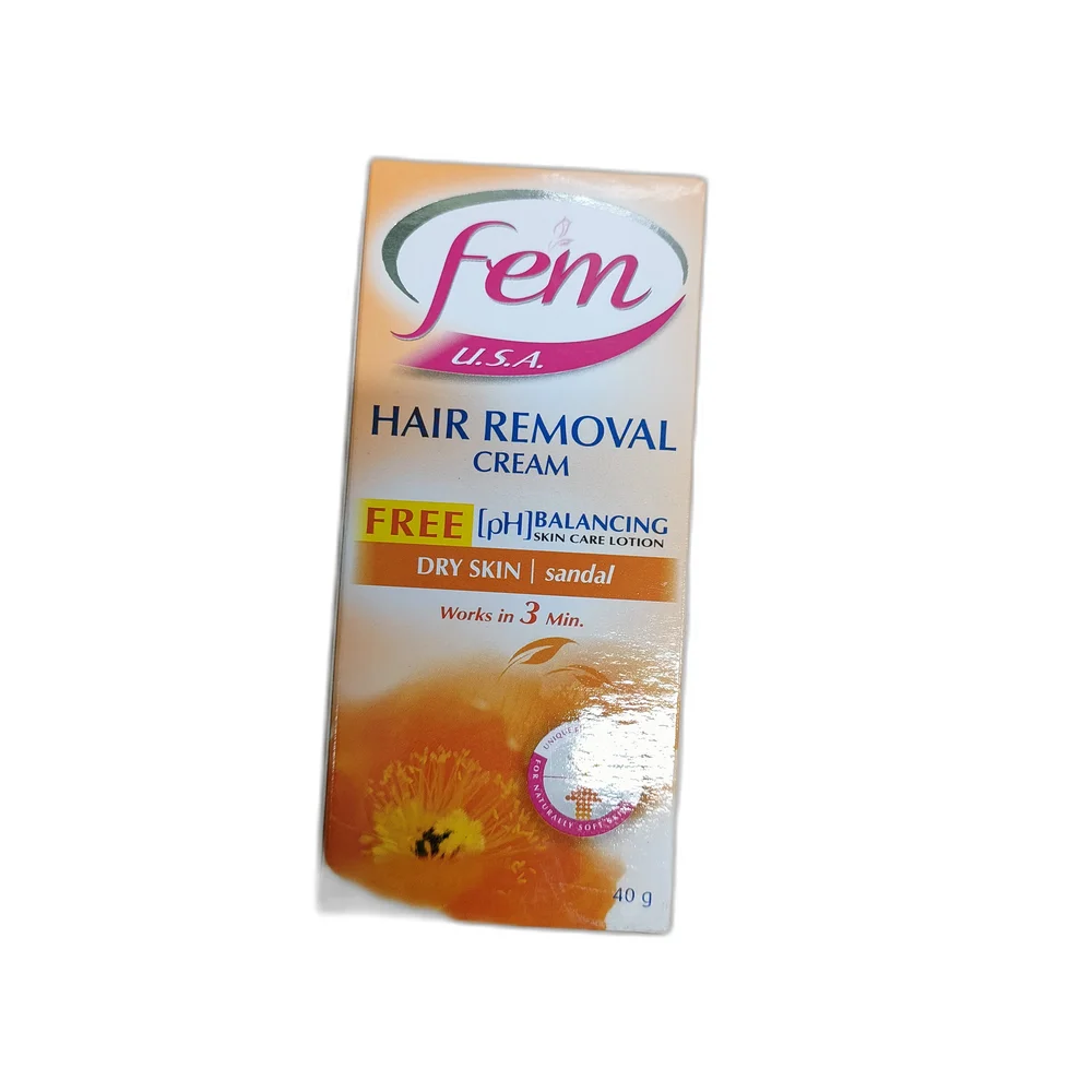 Fem Hair Removal Cream Dry Skin Sandal — available at pharmacies in Cambodia on PharmKulen