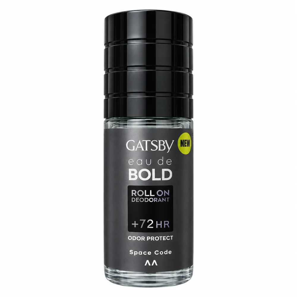 Gatsby Eau de Bold Roll On Deodorant Space Code — available at pharmacies in Cambodia on PharmKulen